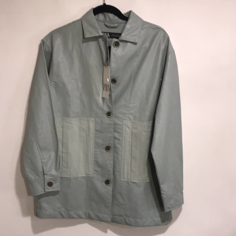 NWT Zara Barn Jacket Tonal Pockets #0069 - Picture 8 of 14